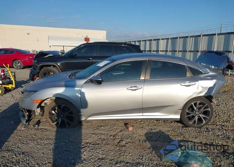 2020 Honda Civic Sport z USA, uszkodzony, nr VIN 2HGFC2F87LH535628